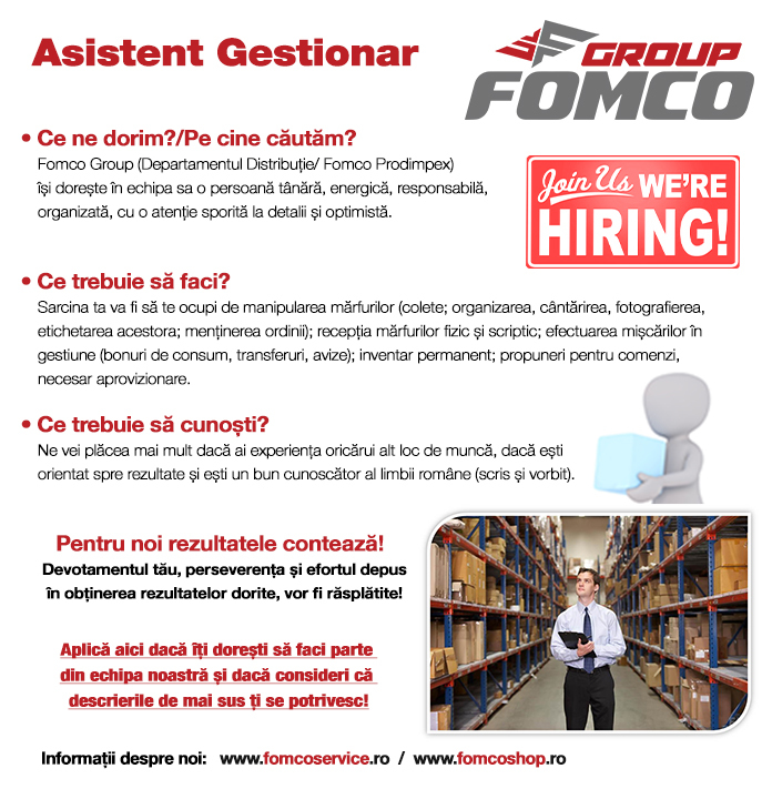 Asistent Gestionar