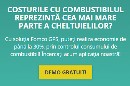 Monitorizare consum combustibil