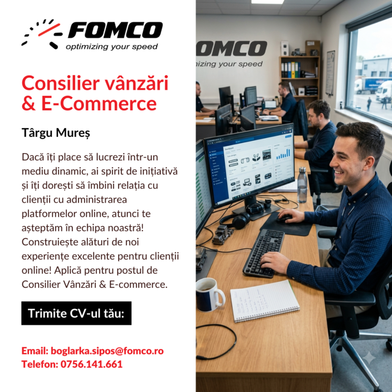 Consilier vânzări & E-commerce