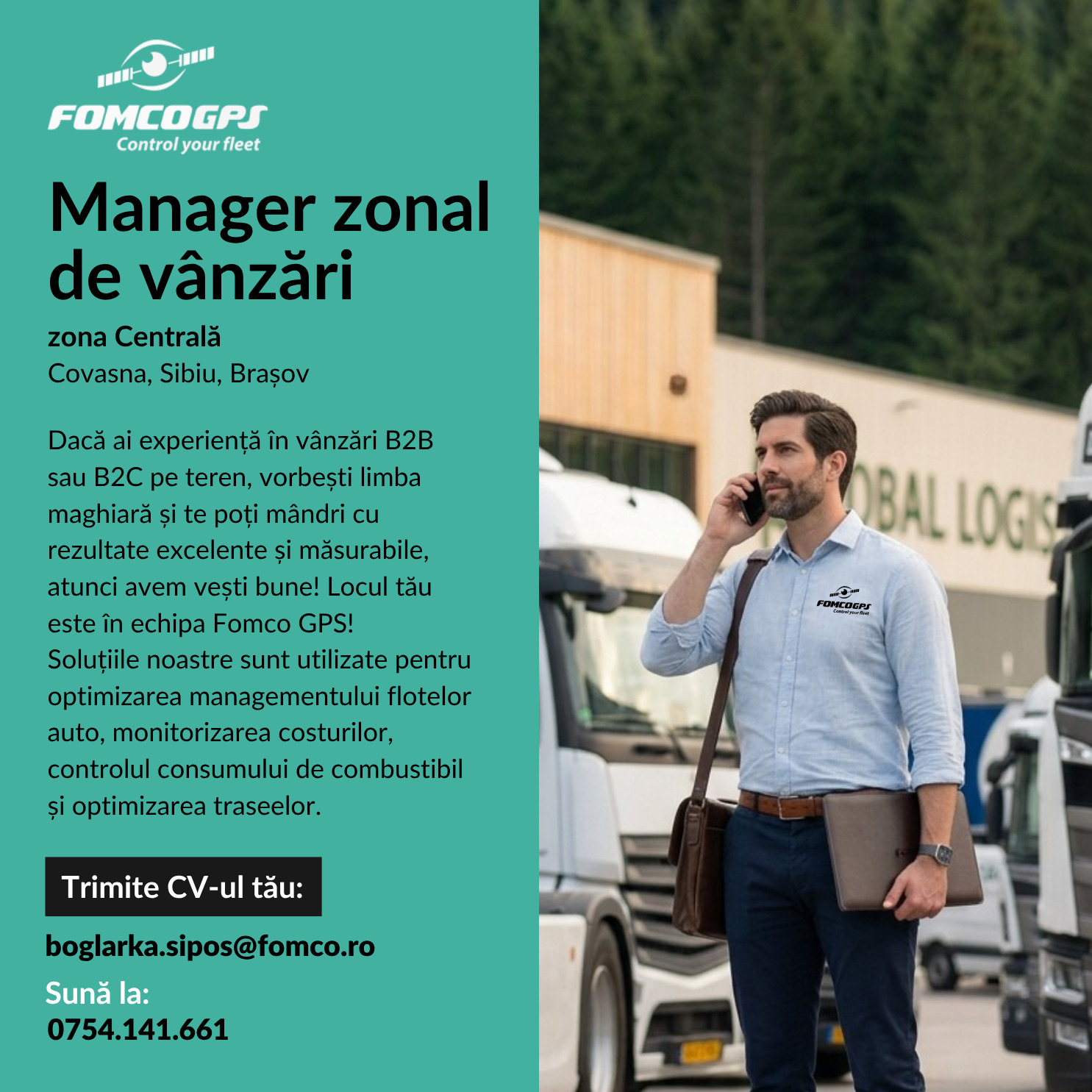 Consilier vânzări - Fomco Trade